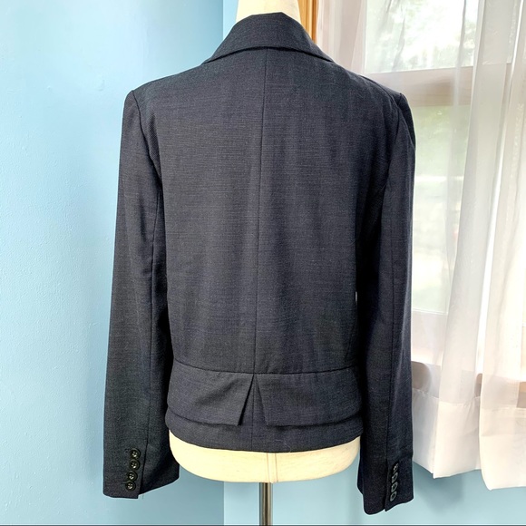 Marc by Marc Jacobs Navy Wool Peplum Blazer - Picture 4 of 7